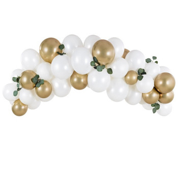 Arco di palloncini Bianco e Oro - Decorazione di festa - Bellefete.ch
