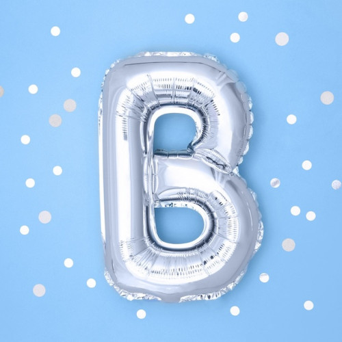 Palloncini con lettere argentate