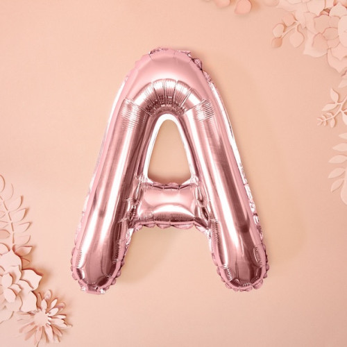 Ballons de Lettres Rose gold