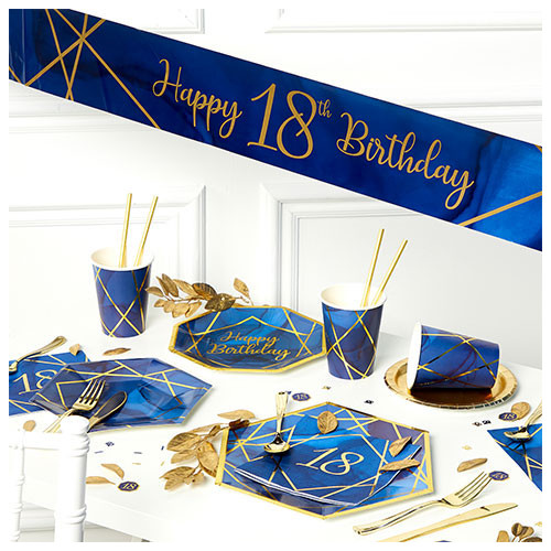 18 anni blu navy e oro