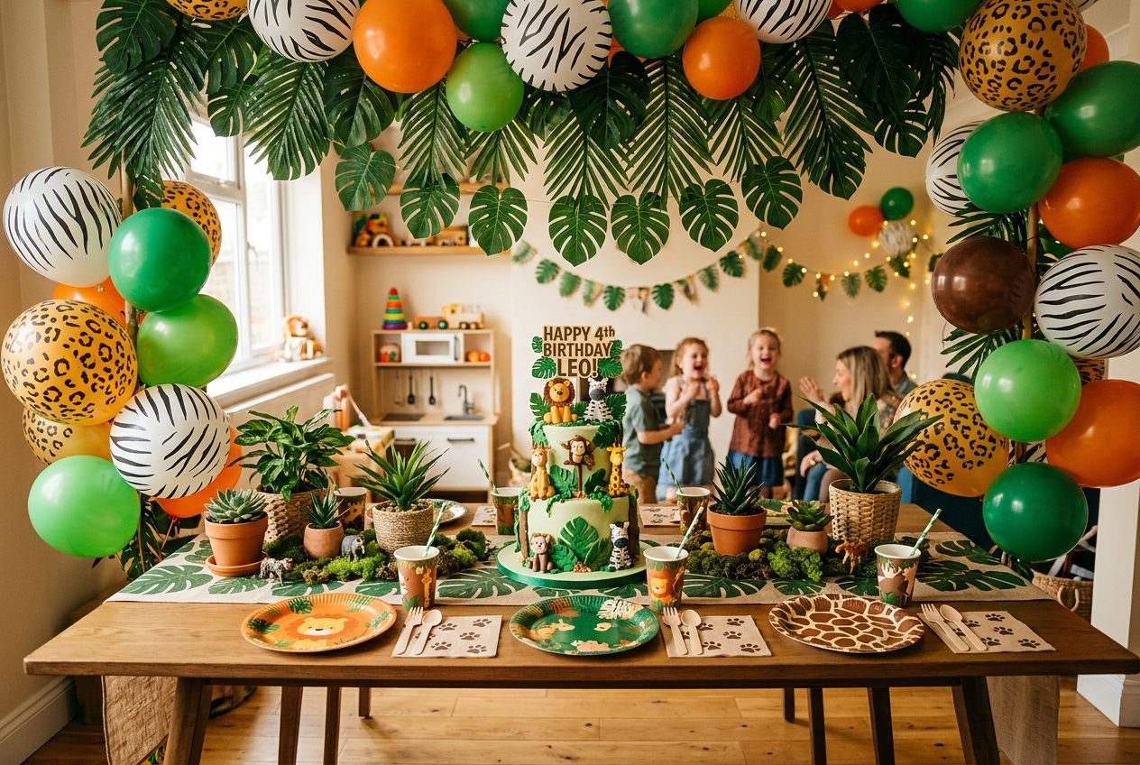 Kindergeburtstag deko dschungel: safari-ideen für deine dschungelparty