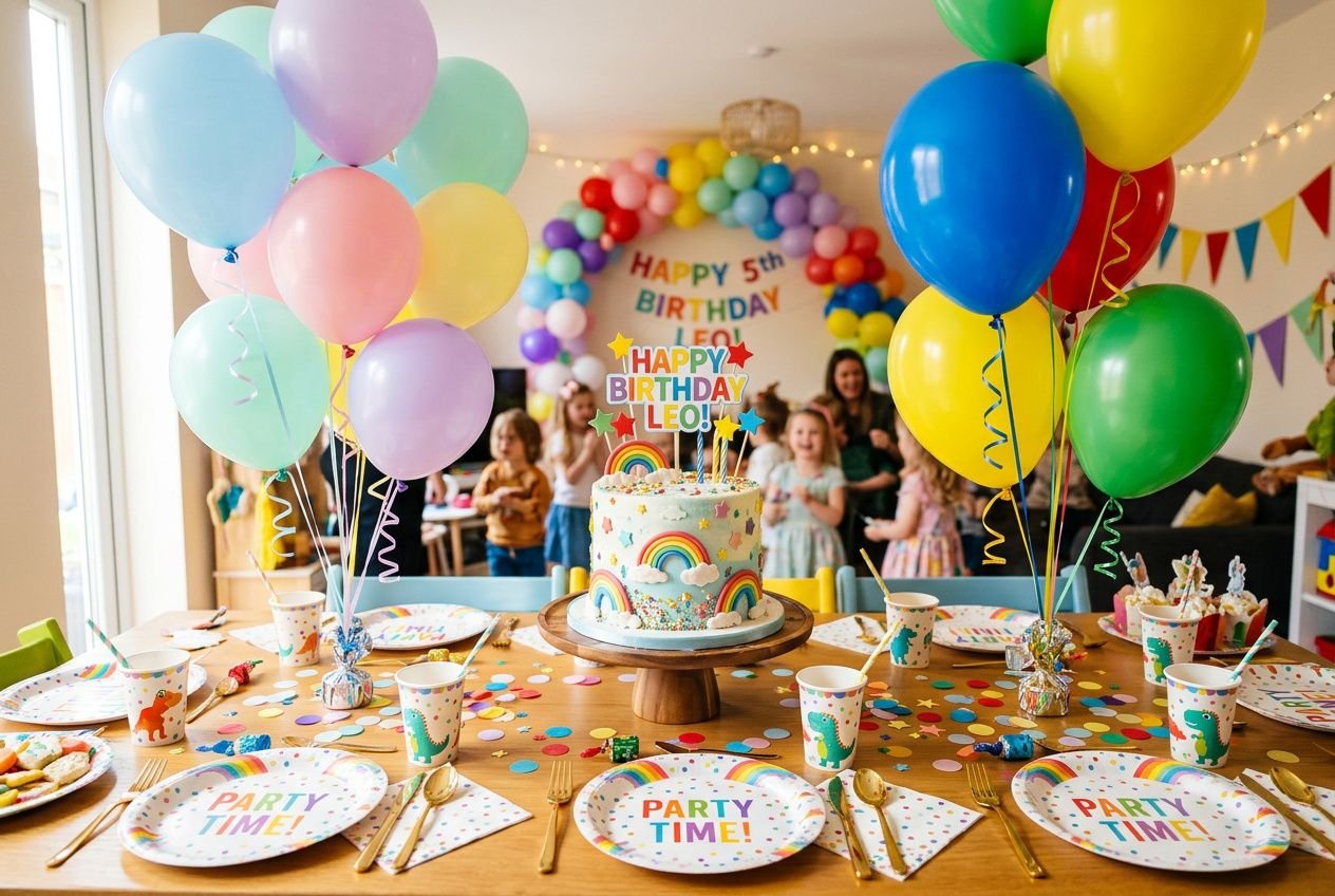 Kindergeburtstag dekorieren anleitung: ideen & deko basteln