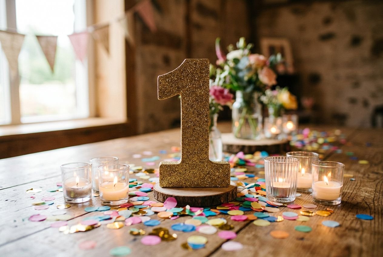 Einfache Tischdeko zum Geburtstag selber machen: DIY-Ideen